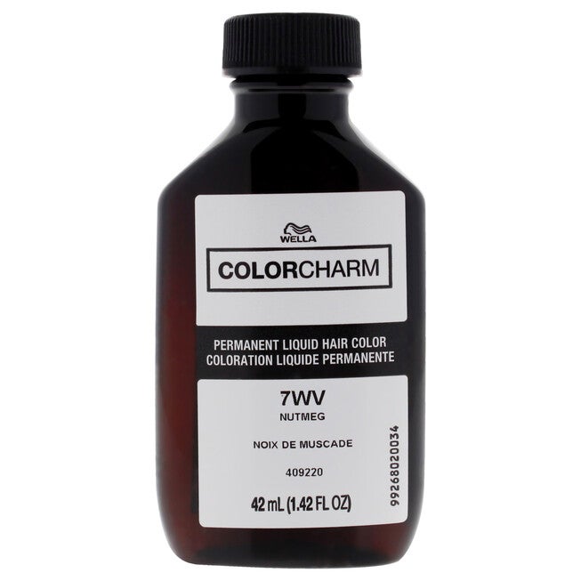 Color Charm Permanent Liquid Hair Color - 7WV Nutmeg by Wella for Unisex - 1.42 oz Hair Color, NA, alternate image number null