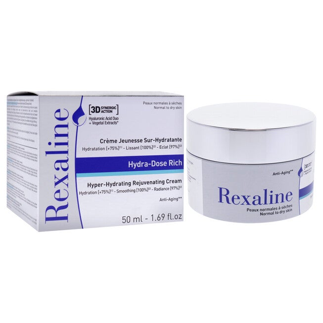 Hydra-Dose Hyper-Hydrating Anti-Wrinkle Rich Cream by Rexaline for Women - 1.69 oz Cream, , alternate image number null