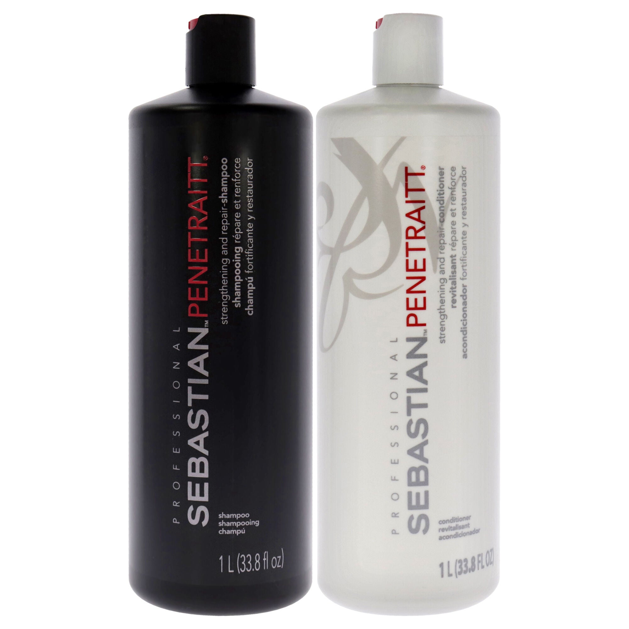 Penetraitt Strength and Repair Duo by Sebastian for Unisex - 2 Pc 33.8oz Shampoo, 33.8oz Conditioner, , alternate image number 5