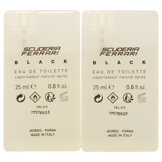 Ferrari Black Fragrance Refill For Hard Case by Ferrari for Men - 2 x 0.8 oz EDT Spray (Refill), See Description, alternate image number 1