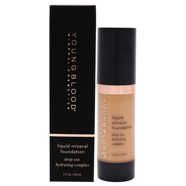 Liquid Mineral Foundation - Capri by Youngblood for Women - 1 oz Foundation, NA, hi-res image number null