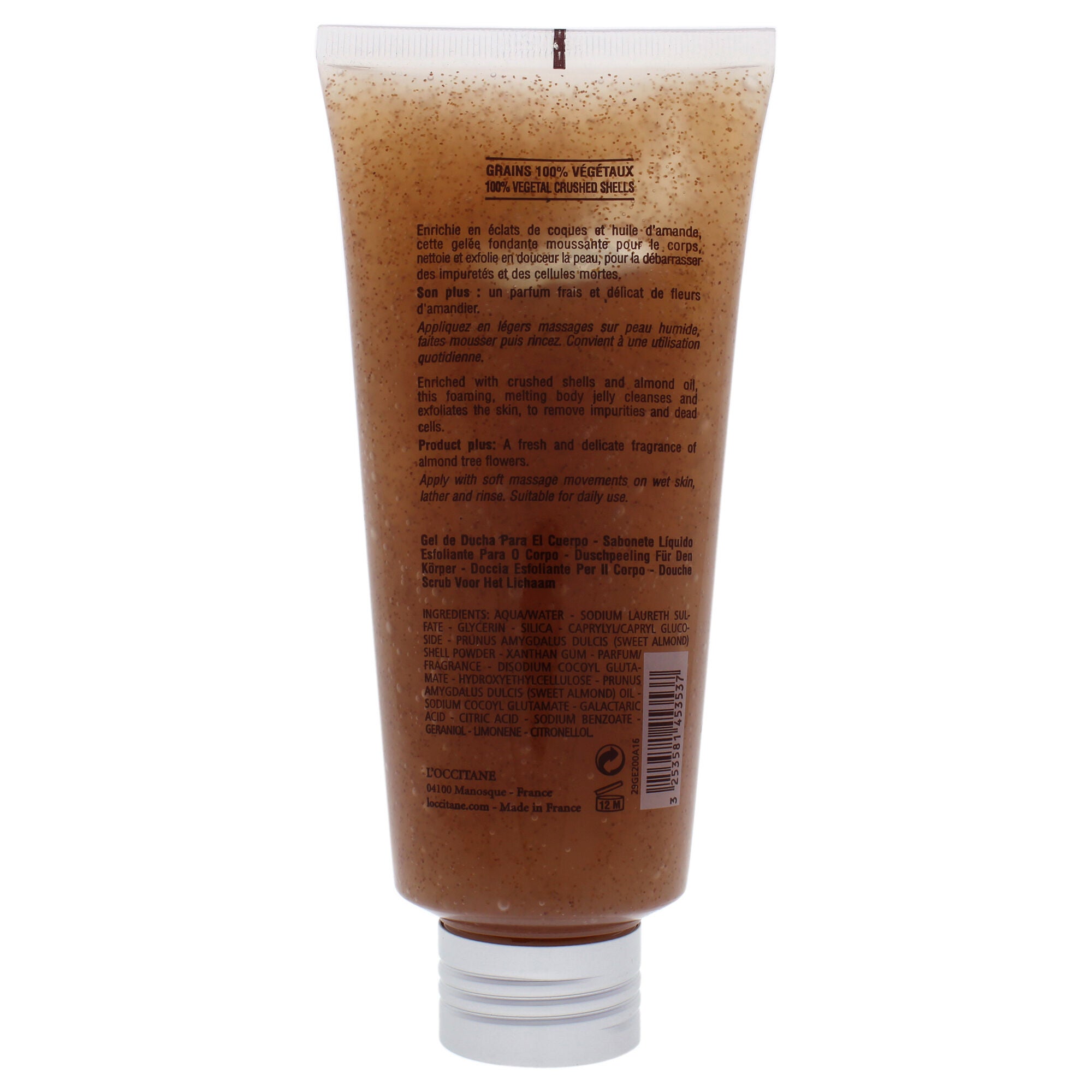Almond Shower Scrub by LOccitane for Unisex - 6.7 oz Scrub, See Description, alternate image number 2
