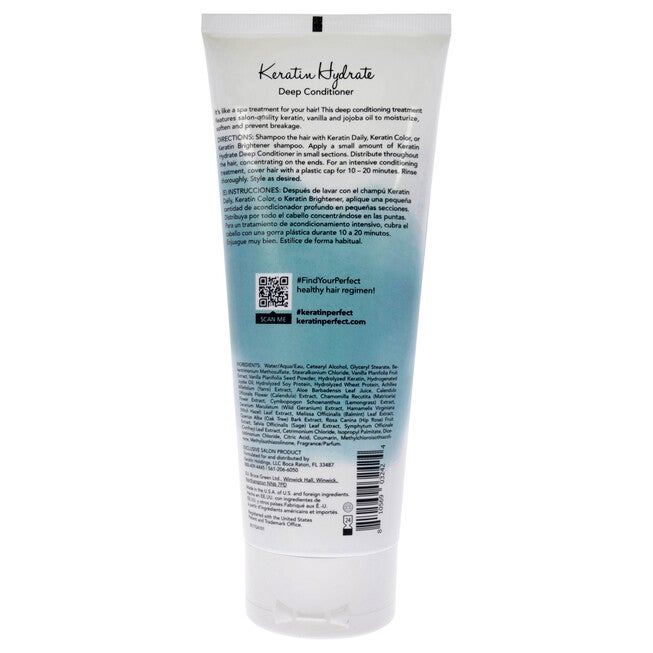 Keratin Hydrate Deep Conditioner by Keratin Perfect for Unisex - 7 oz Conditioner, See Description, alternate image number null