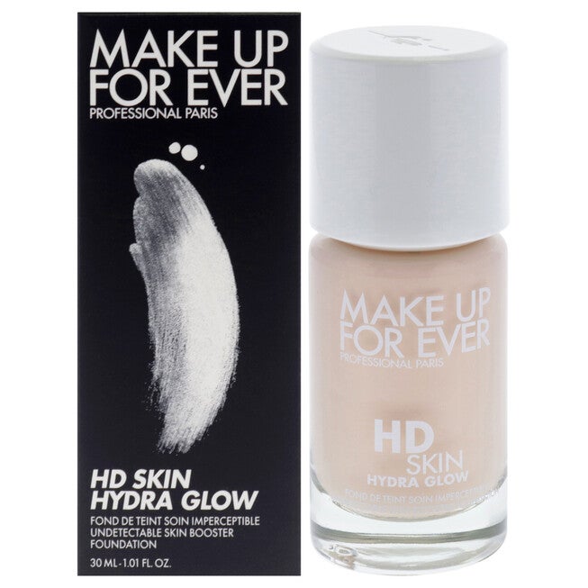 HD Skin Hydra Glow - 1R00 Cool Shell by Make Up For Ever for Women - 1.01oz Foundation, NA, hi-res image number null