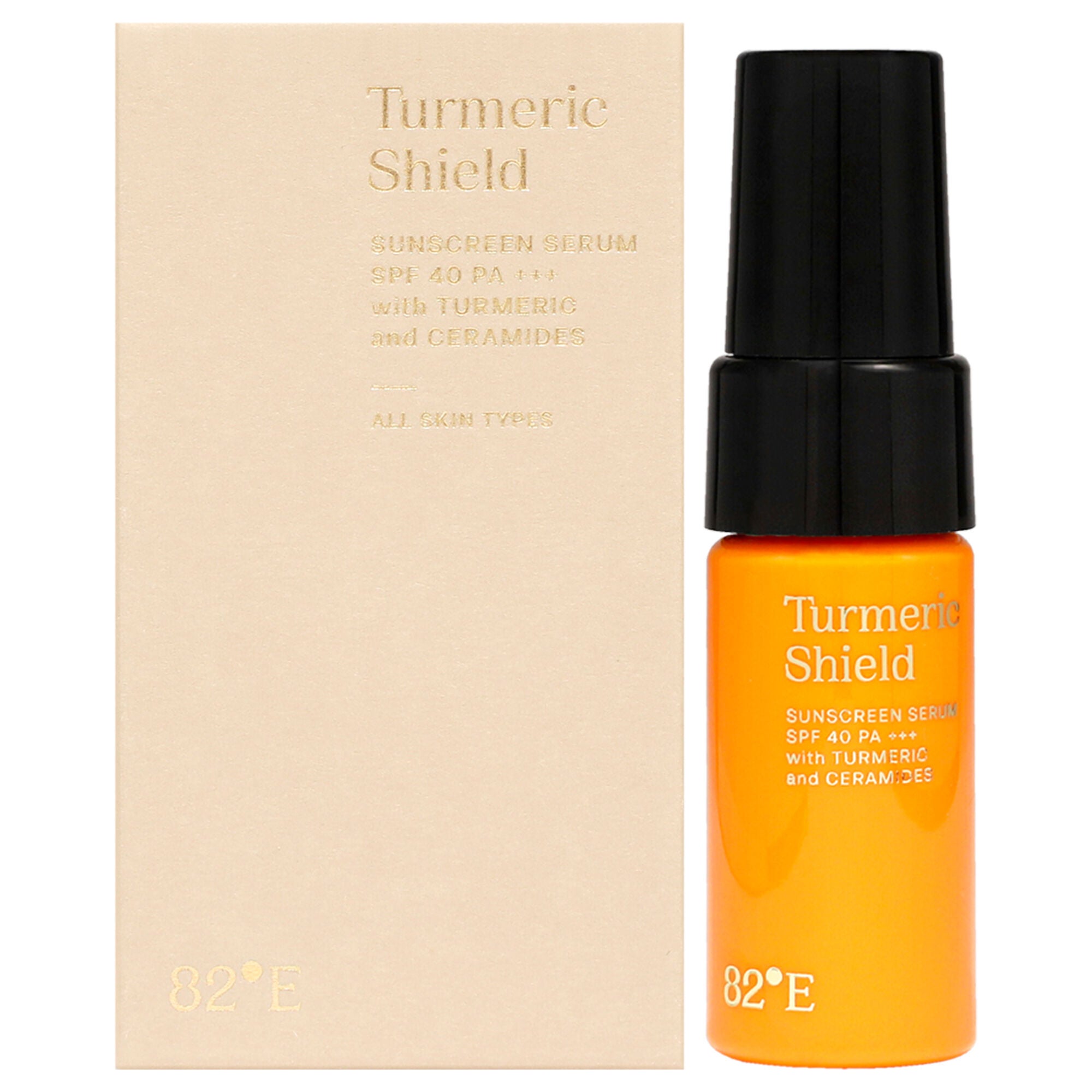 Turmeric Shield Sunscreen Serum SPF 40 PA Plus by 82E for Women - 0.5 oz Sunscreen, See Description, hi-res image number 0