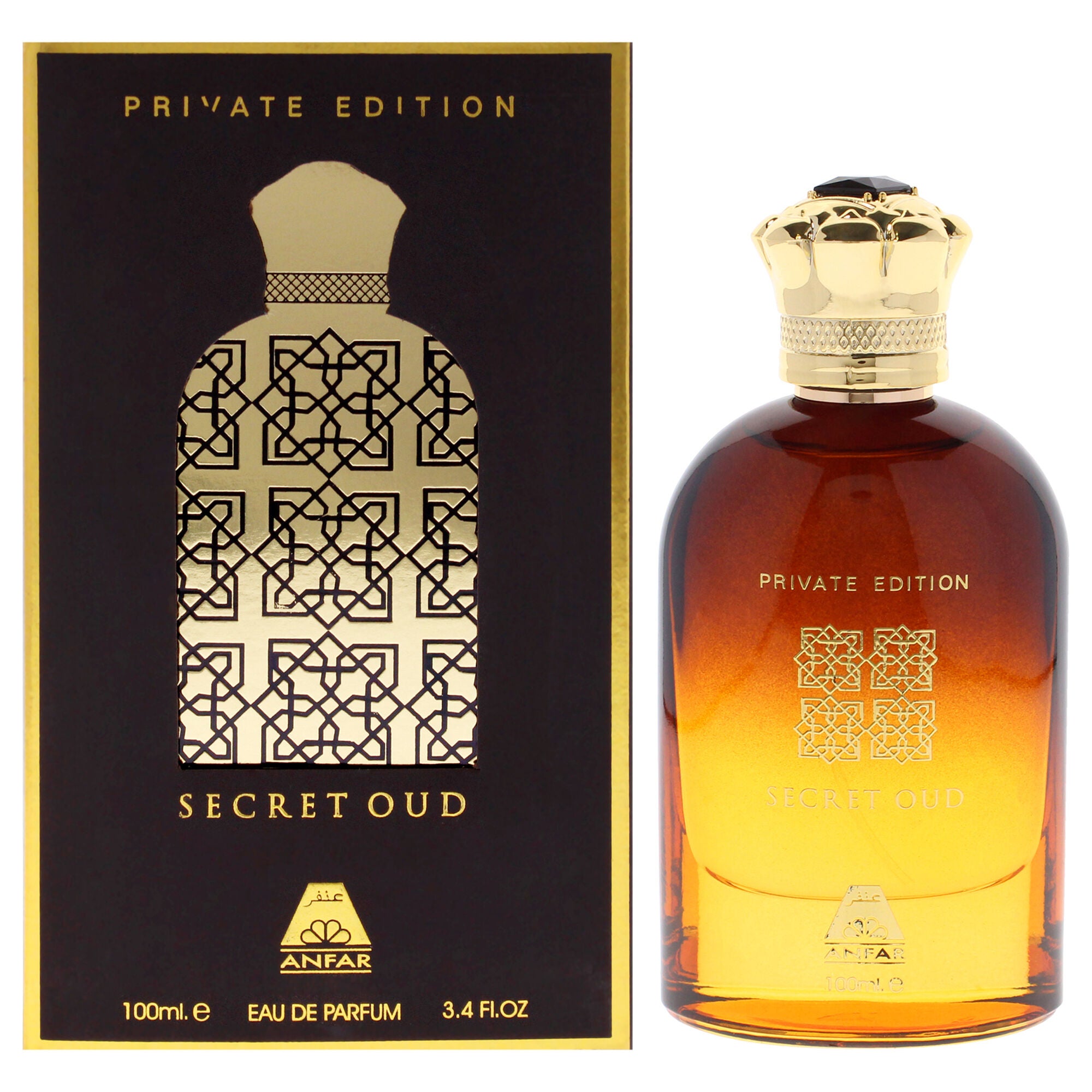 Private Edition - Secret Oud by Anfar for Men - 3.4 oz EDP Spray, See Description, hi-res image number 0