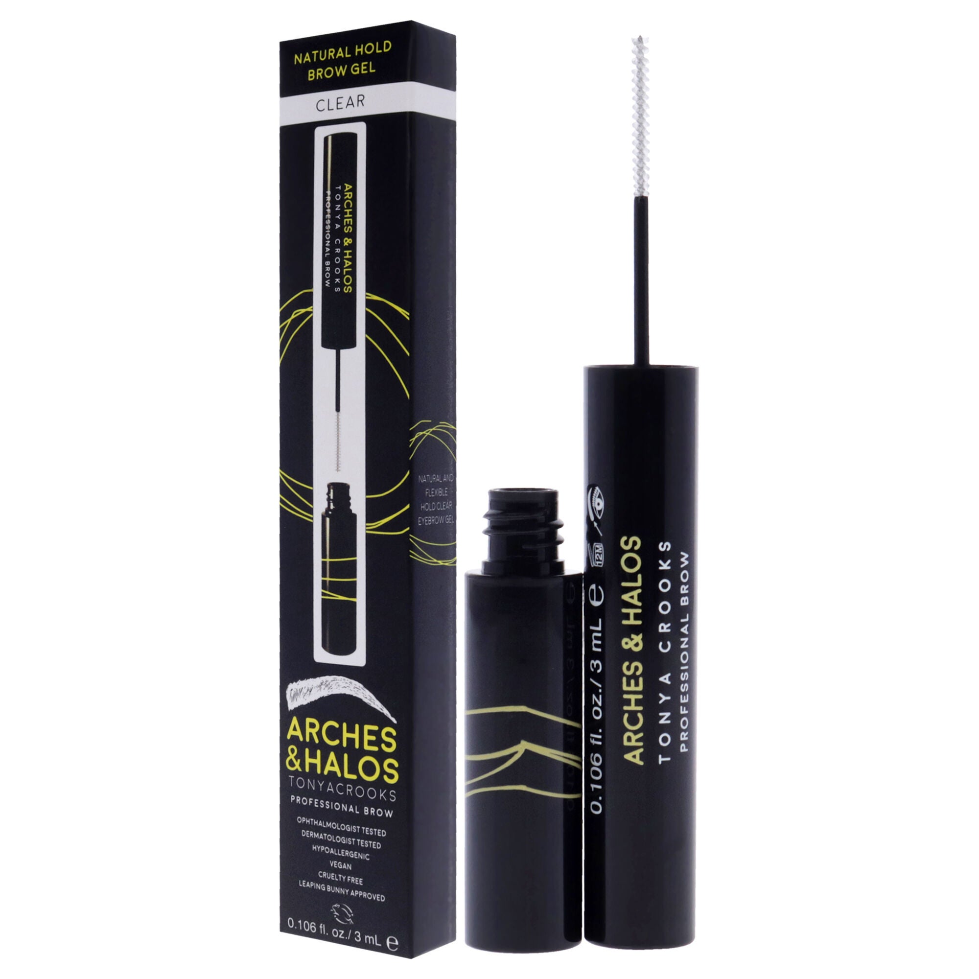 Natural Hold Brow Gel - Clear by Arches and Halos for Women - 0.106 oz Gel, See Description, alternate image number 3