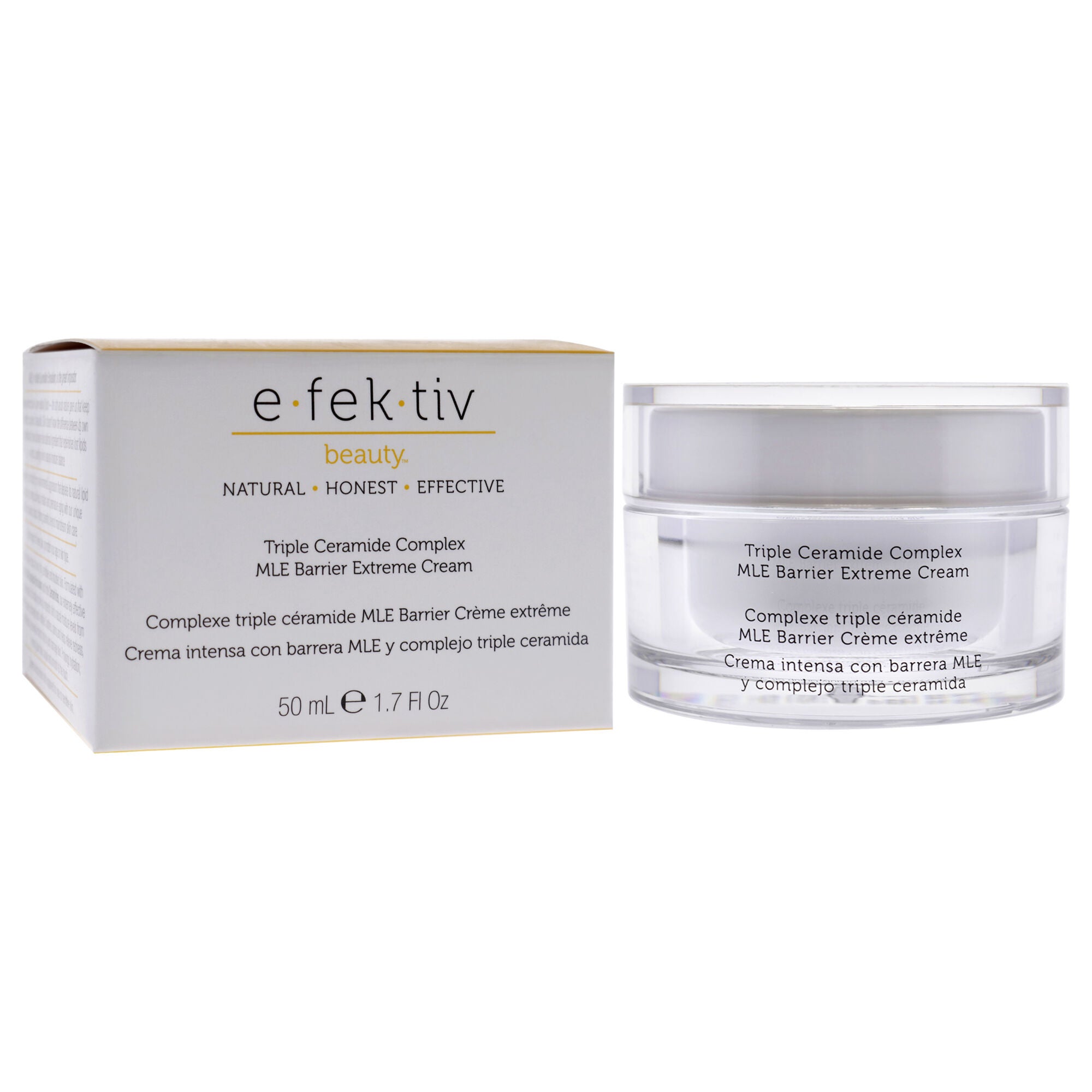 Triple Ceramide Complex MLE Barrier Extreme Cream by e.fek.tiv for Unisex - 1.7 oz Cream, See Description, alternate image number 1
