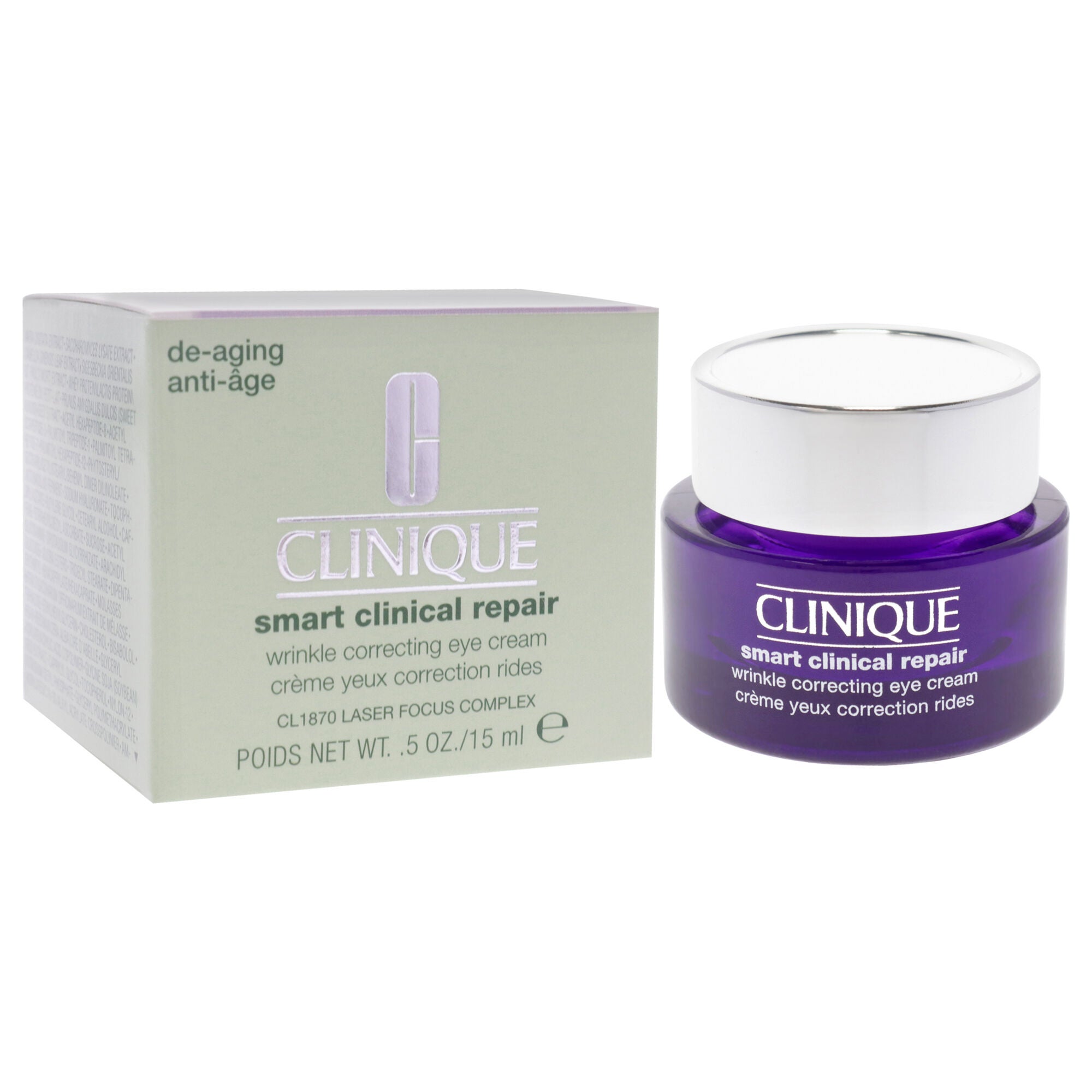 Smart Clinical Repair Wrinkle Correcting Eye Cream by Clinique for Women - 0.5 oz Cream, See Description, alternate image number 1