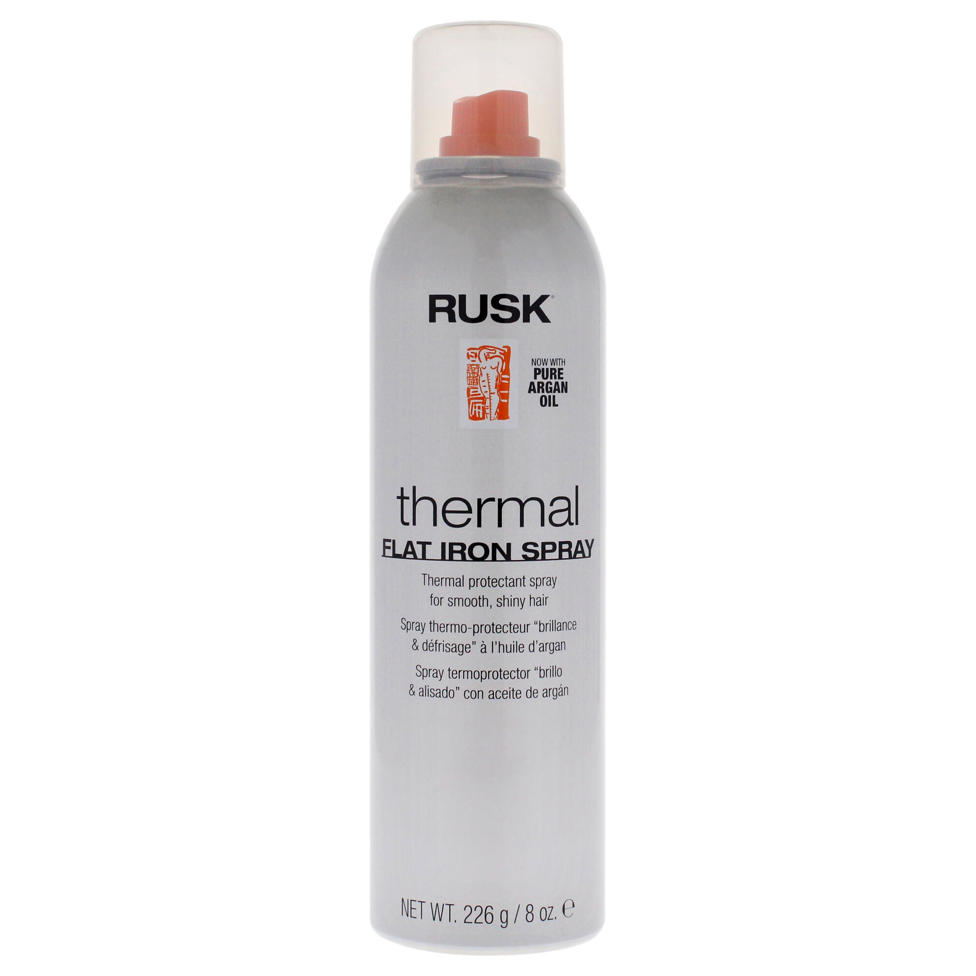 Thermal Flat Iron Spray by Rusk for Unisex - 8.8 oz Hairspray, See Description, hi-res image number 0