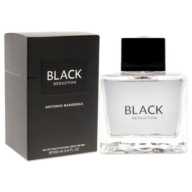 Seduction In Black by Antonio Banderas for Men - 3.4 oz EDT Spray, NA, alternate image number null