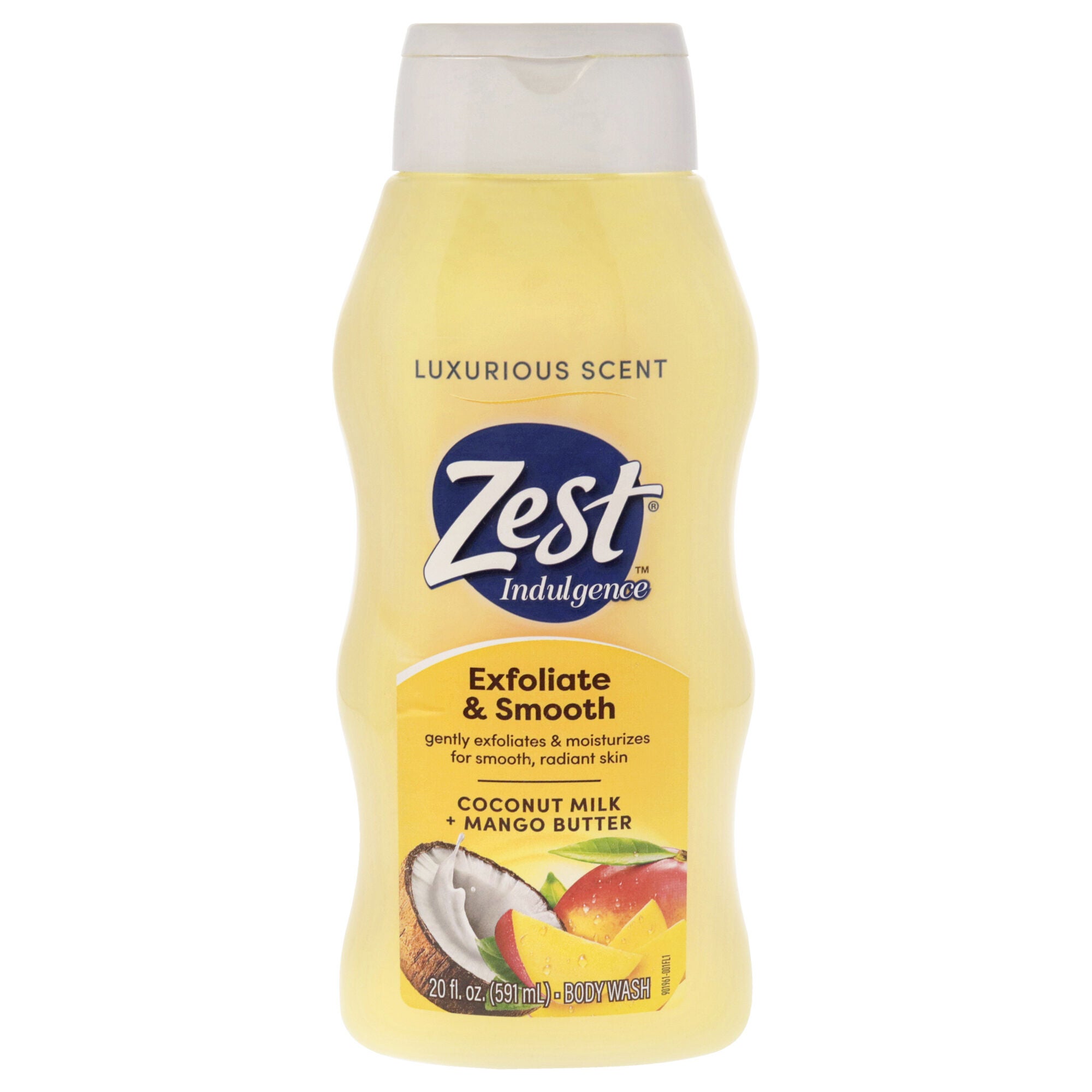 Exfoliate and Smooth Body Wash - Coconut Milk and Mango Butter by Zest for Women - 20 oz Body Wash, See Description, hi-res image number 0