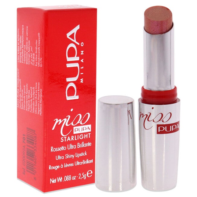 Miss Pupa Starlight Ultra-shiny - 701 Sweet Kate by Pupa Milano for Women - 0.88 oz Lipstick, , alternate image number null