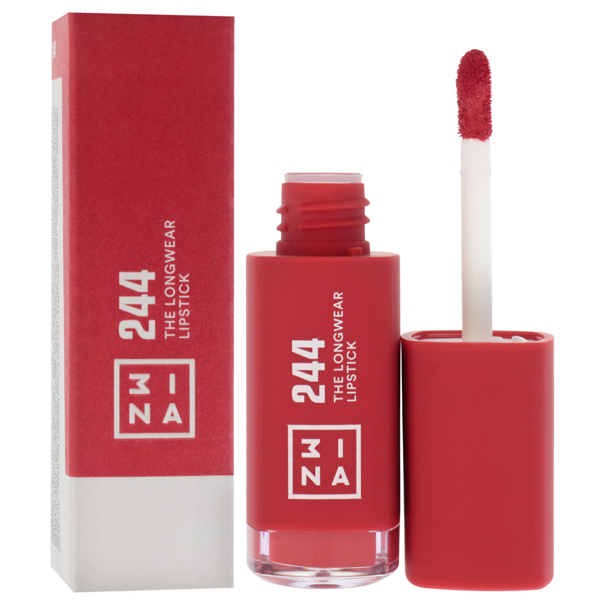 The Longwear Lipstick - 244 Red by 3INA for Women - 0.20 oz Lipstick, See Description, alternate image number 1