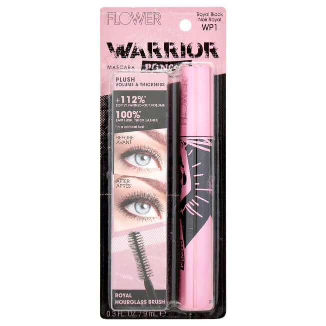 Warrior Princess Mascara - WP1 Royal Black by Flower Beauty for Women - 0.3 oz Mascara, See Description, hi-res image number 0