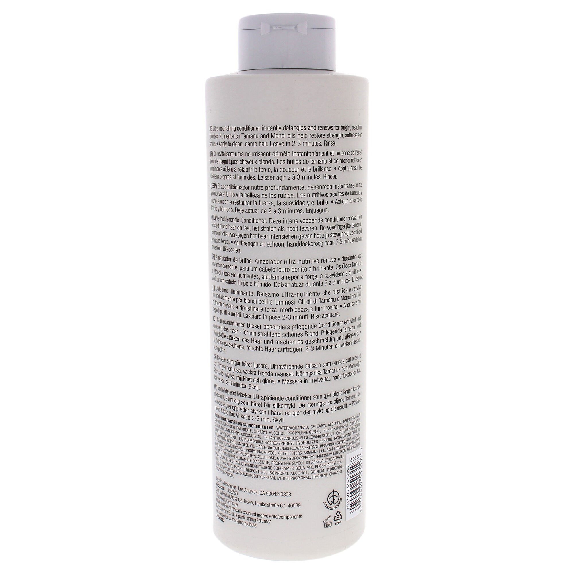 Blonde Life Brightening Conditioner by Joico for Unisex - 33.8 oz Conditioner, , alternate image number 4