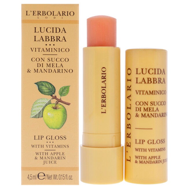 Lip Gloss - Apple and Mandarin Juice by LErbolario for Unisex - 0.15 oz Lip Balm, NA, hi-res image number null