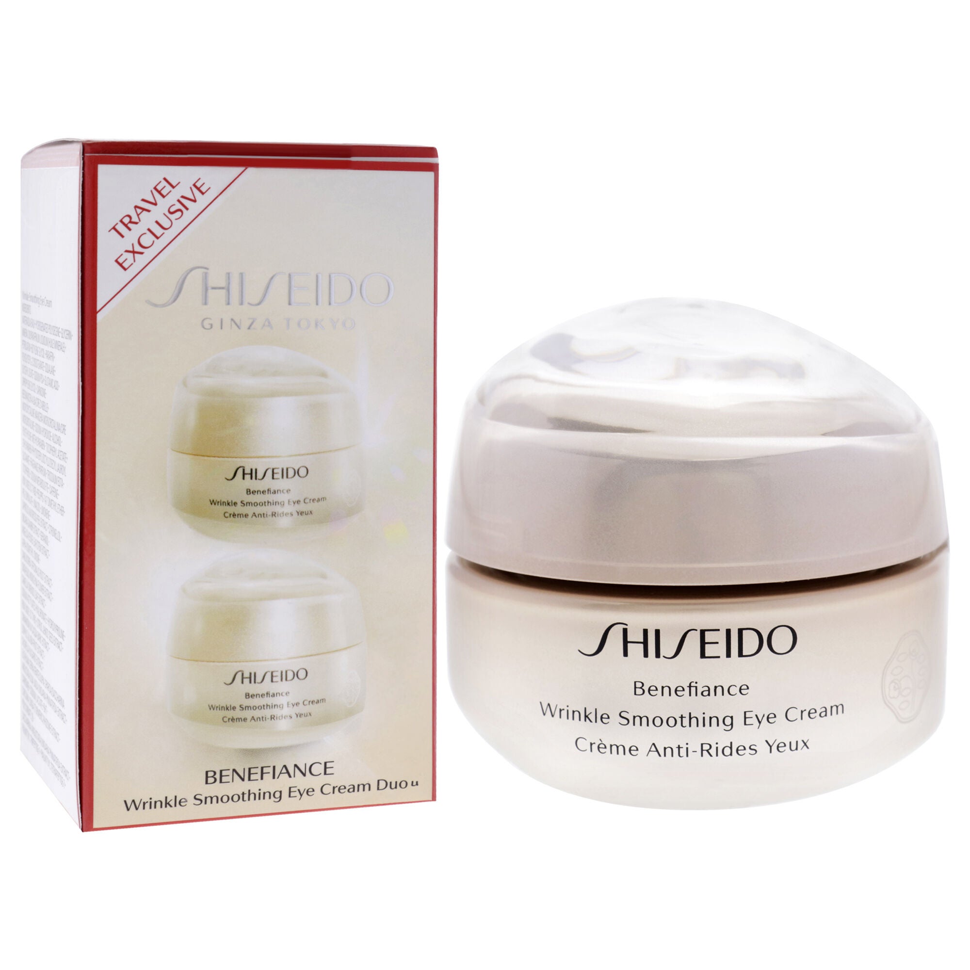 Benefiance Wrinkle Smoothing Eye Cream Duo by Shiseido for Women - 2 x 0.51 oz Cream, See Description, alternate image number 2