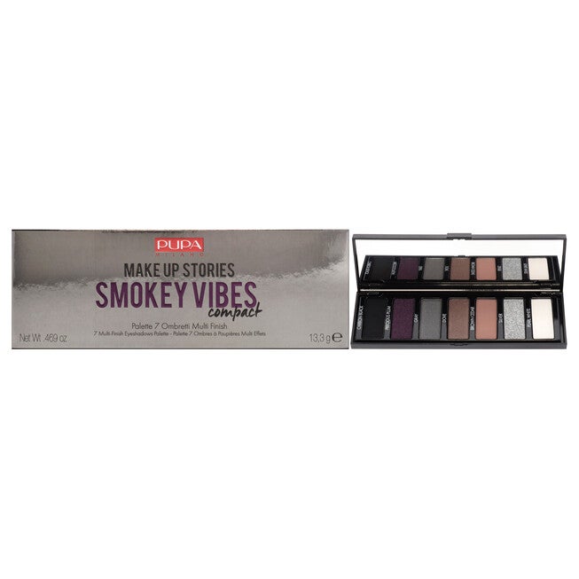 Make Up Stories Compact Palette - 002 Smokey Vibes by Pupa Milano for Women - 0.469 oz Eye Shadow, NA, hi-res image number null