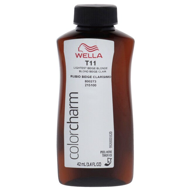 Color Charm Permanent Toner - T11 Lightest Beige Blonde by Wella for Unisex - 1.4 oz Toner, See Description, alternate image number 1