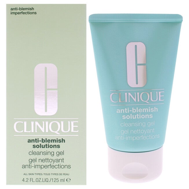 Anti-Blemish Solutions Cleansing Gel - All Skin Types by Clinique for Unisex - 4.2 oz Gel, NA, hi-res image number null
