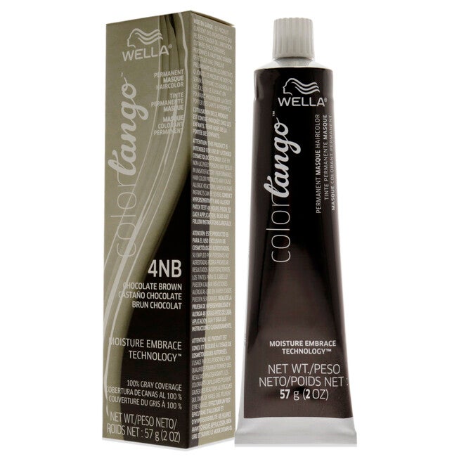 Color Tango Permanent Hair Color - 4NB Medium Brown Neutral Brown by Wella for Unisex - 2 oz Hair Color, NA, alternate image number null