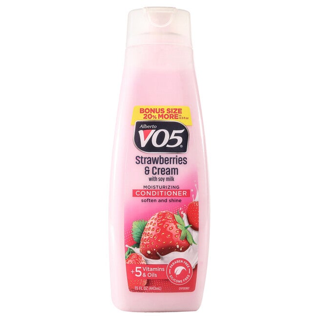 Moisturizing Strawberries Cream Conditioner by Alberto VO5 for Unisex - 15 oz Conditioner, NA, hi-res image number null