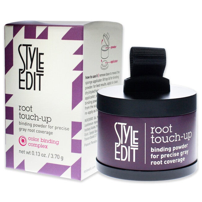 Root Touch-Up Powder - Dark Brown by Style Edit for Unisex - 0.13 oz Hair Color, , alternate image number 8