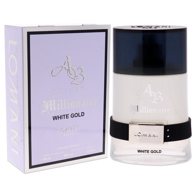 Spirit Millionaire White Gold by Lomani for Men - 3.3 oz EDP Spray, See Description, alternate image number 1
