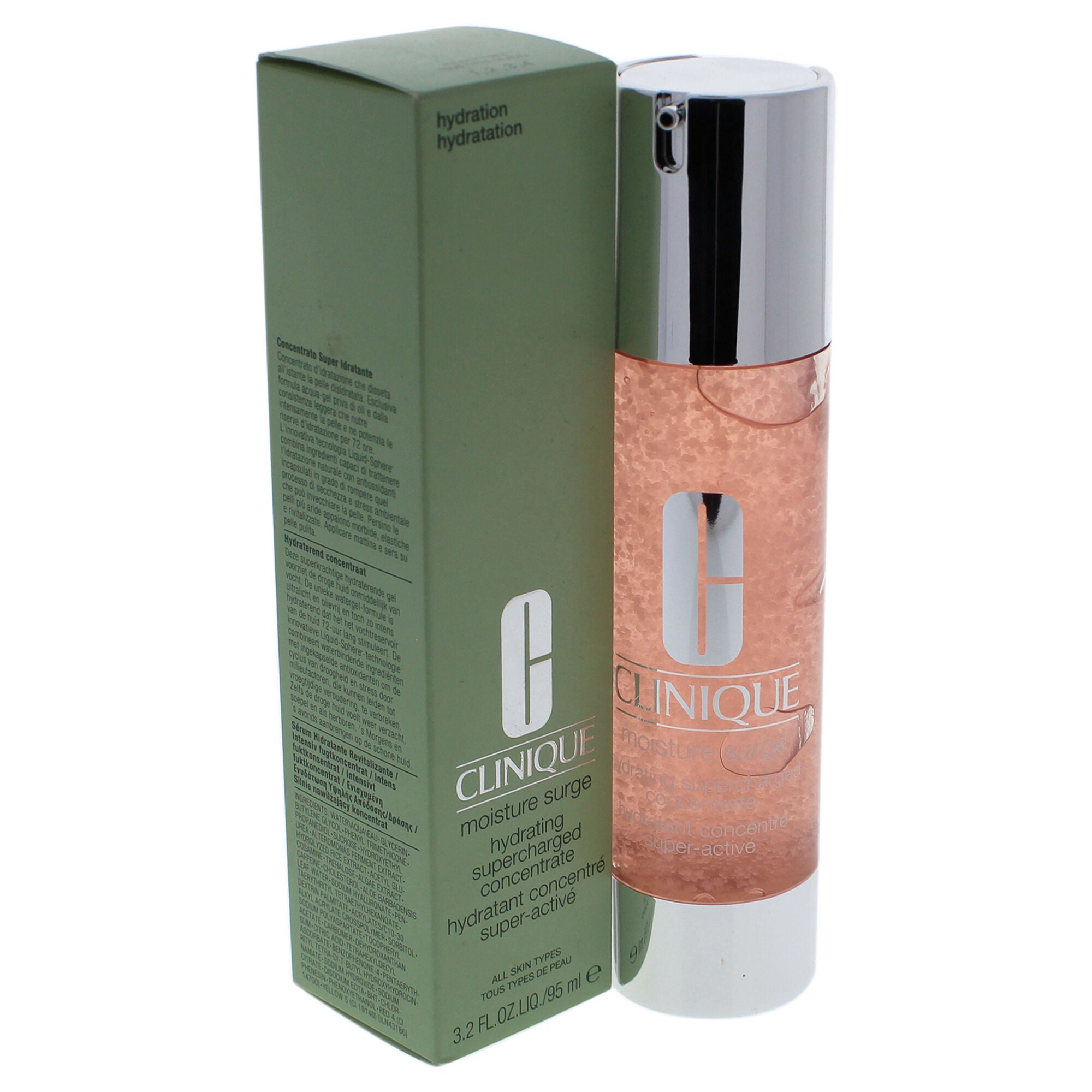 Moisture Surge Hydrating Supercharged Concentrate by Clinique for Unisex - 3.2 oz Moisturizer, , alternate image number 8