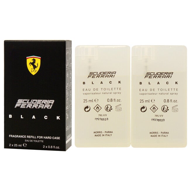 Ferrari Black Fragrance Refill For Hard Case by Ferrari for Men - 2 x 0.8 oz EDT Spray (Refill), See Description, alternate image number 3