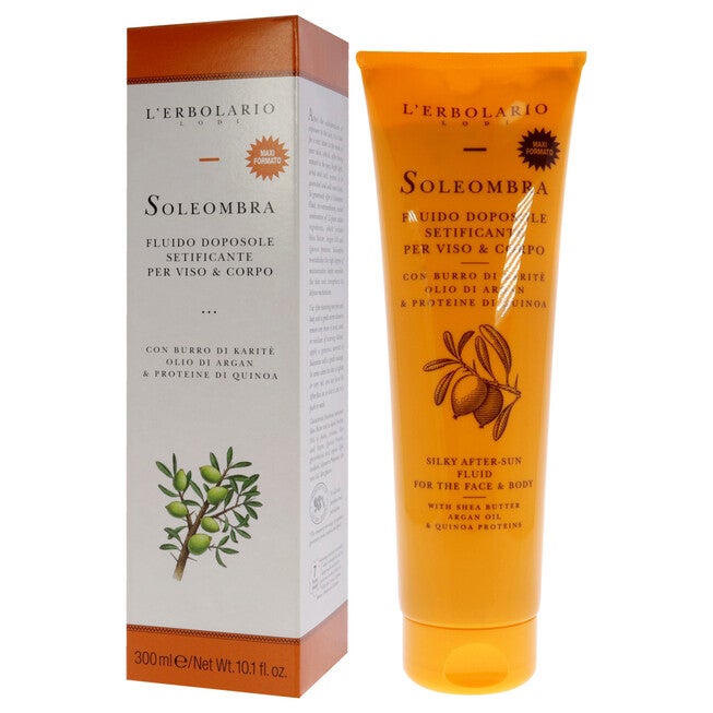 Soleombra Silky After-Sum Fluid by LErbolario for Unisex - 10.1 oz Sunscreen, NA, alternate image number null