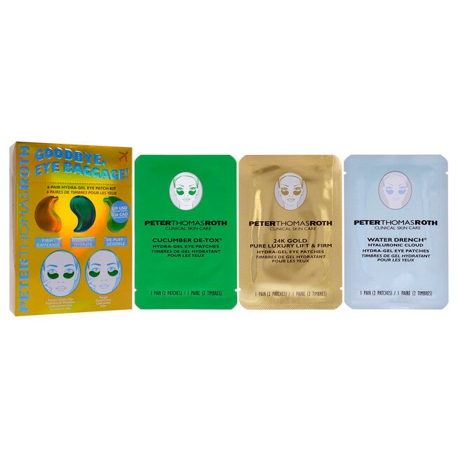 Goodbye Eye Baggage Hydra Gel Eye Patch Kit by Peter Thomas Roth for Women - 6 Pc Gift Set, NA, alternate image number null