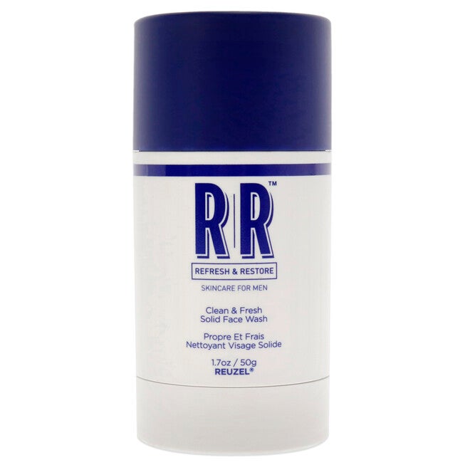 Clean and Fresh Solid Face Wash Stick by Reuzel for Men - 1.7 oz Cleanser, See Description, hi-res image number 0