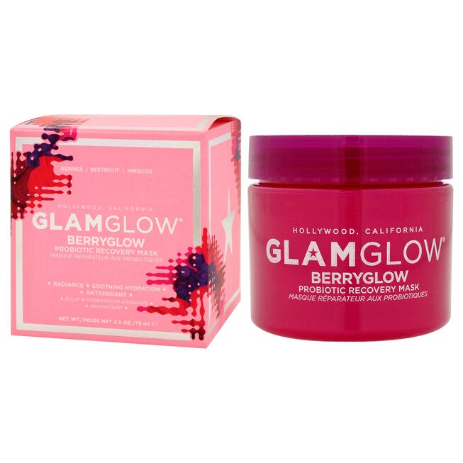 Berryglow Probiotic Recovery Mask by Glamglow for Unisex - 2.5 oz Mask, See Description, alternate image number 3