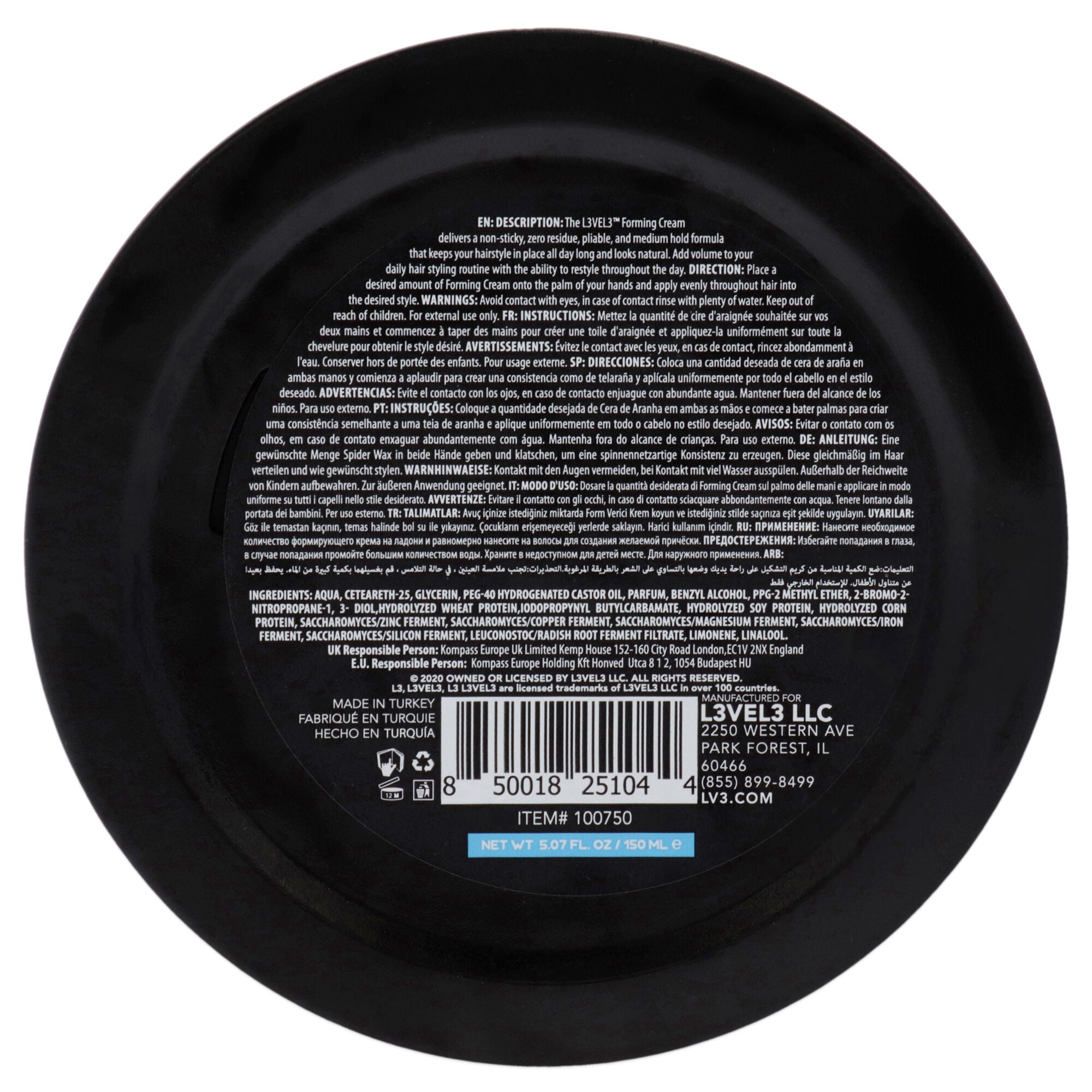 Forming Cream by L3VEL3 for Men - 5.07 oz Cream, , alternate image number 4