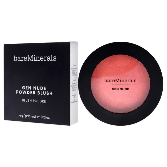 Gen Nude Powder Blush - Peachy Keen by bareMinerals for Women - 0.21 oz Blush, NA, alternate image number null