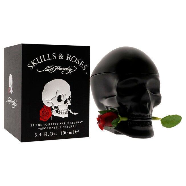 Ed Hardy Skulls and Roses by Christian Audigier for Men - 3.4 oz EDT Spray, , alternate image number null