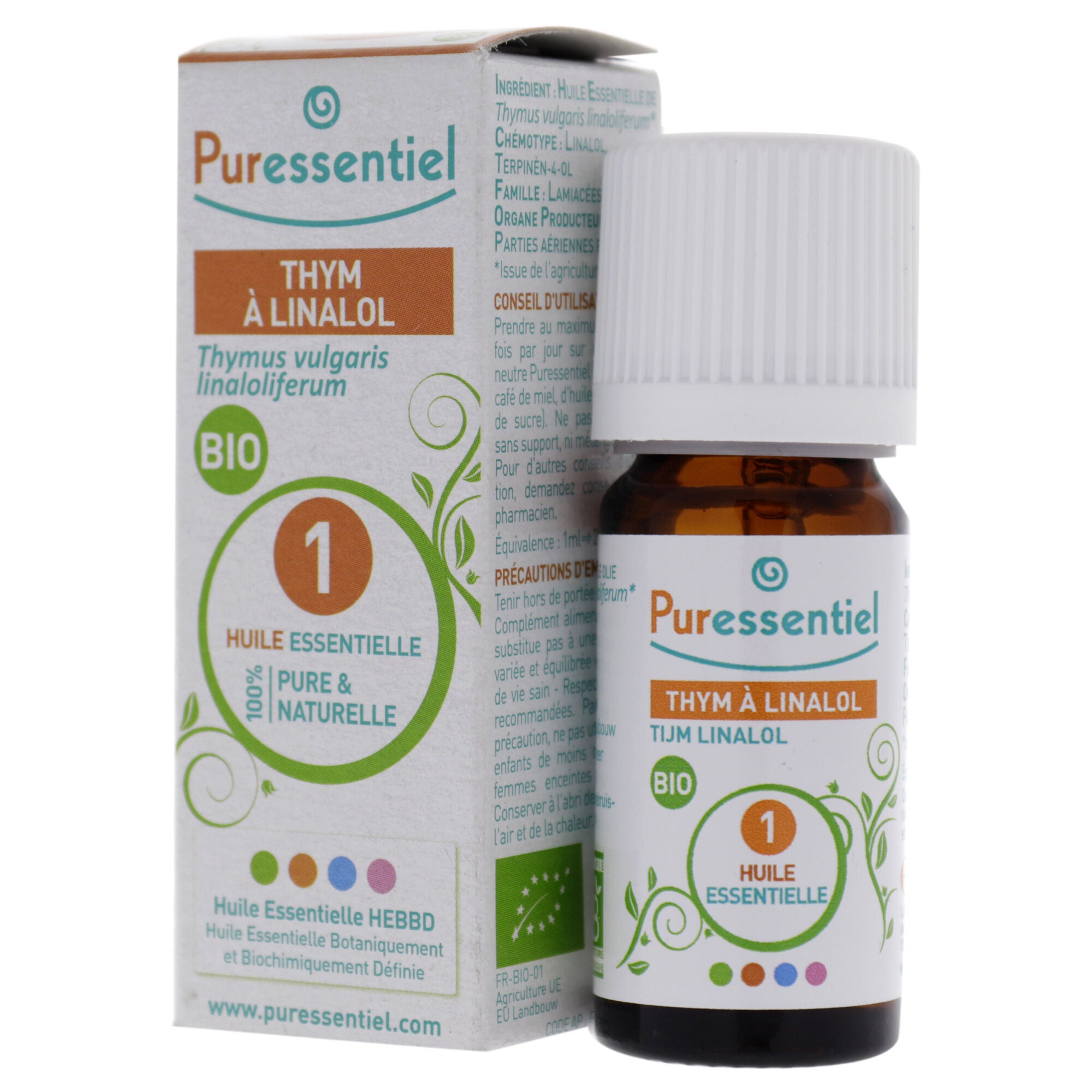 Organic Essential Oil - Thyme Linalol by Puressentiel for Unisex - 0.17 oz Oil, See Description, alternate image number 3