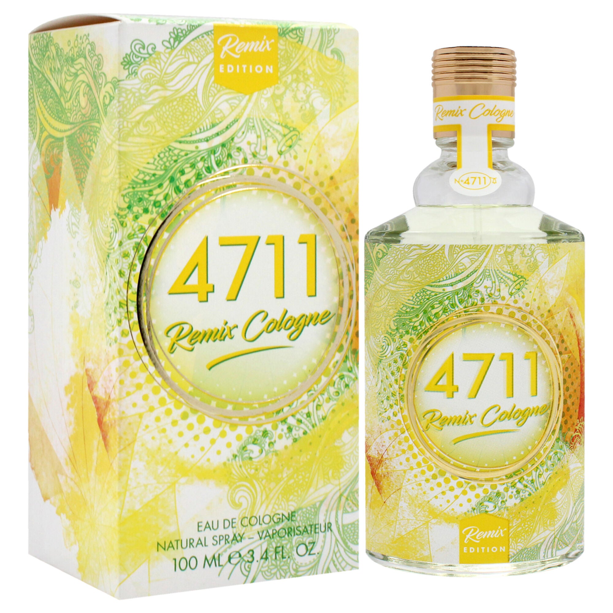 4711 Remix Cologne - Lemon by Muelhens for Unisex - 3.4 oz EDC Spray, See Description, alternate image number 3