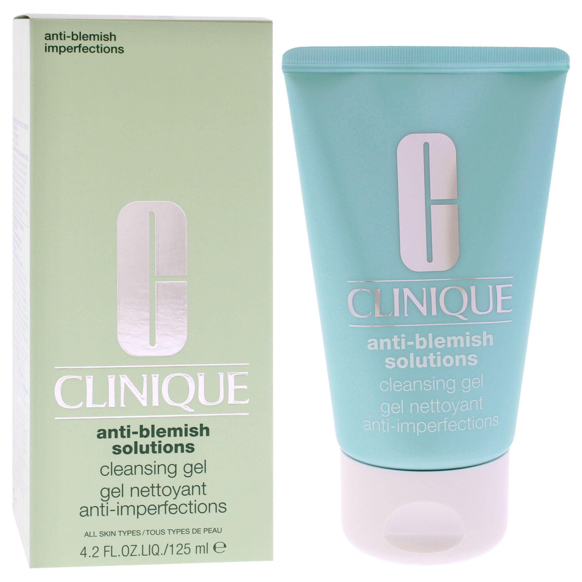 Anti-Blemish Solutions Cleansing Gel - All Skin Types by Clinique for Unisex - 4.2 oz Gel, See Description, alternate image number 1