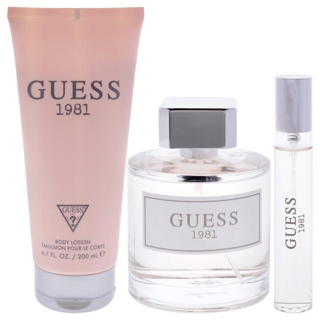 Guess 1981 Los Angeles by Guess for Women - 3 Pc Gift Set 3.4oz EDT Spray, 0.5oz EDT Spray, 6.7oz Body Lotion, NA, alternate image number null