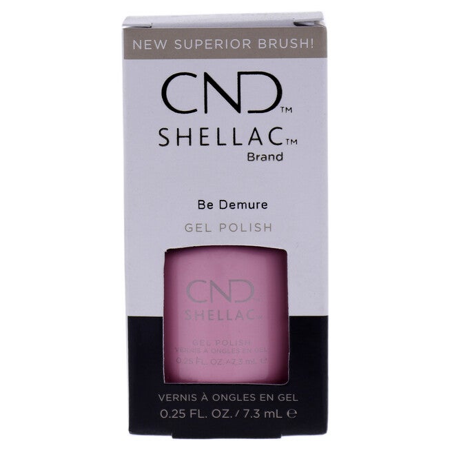 Shellac Nail Color - Be Demure by CND for Women - 0.25 oz Nail Polish, , alternate image number null