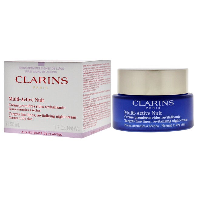 Multi-Active Night Cream - Normal to Dry Skin by Clarins for Unisex - 1.7 oz Cream, NA, alternate image number null