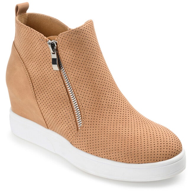 Women's Pennelope Sneaker Wedge, Tan, hi-res image number 0