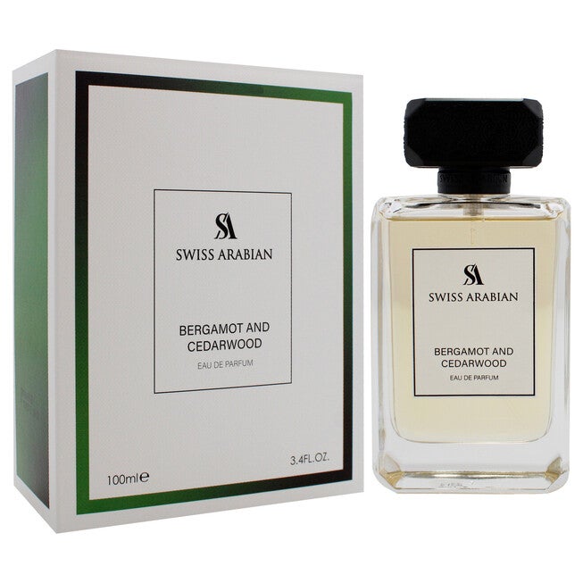 Bergamot and Cedarwood by Swiss Arabian for Men - 3.4 oz EDP Spray, NA, alternate image number null