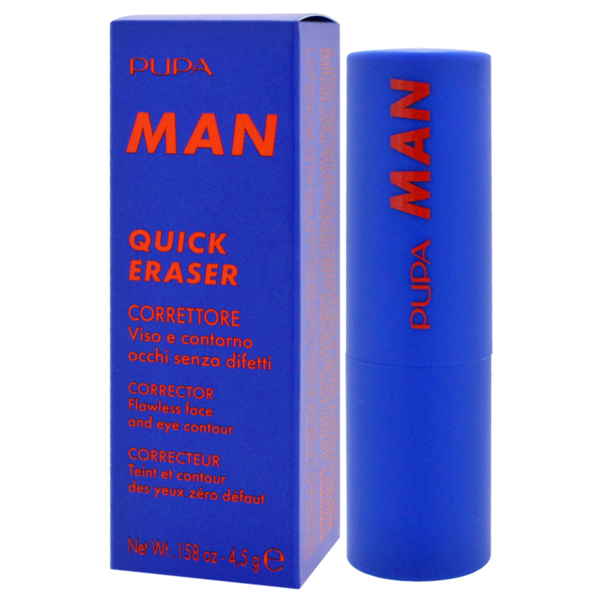 Quick Eraser Corrector - 002 Medium Dark by Pupa Milano for Men - 0.158 oz Concealer, See Description, alternate image number 3