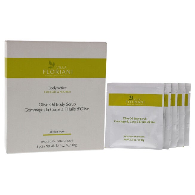Body Active Body Scrub - Olive Oil by Villa Floriani for Women -5 x 1.41 oz Scrub, See Description, alternate image number 1