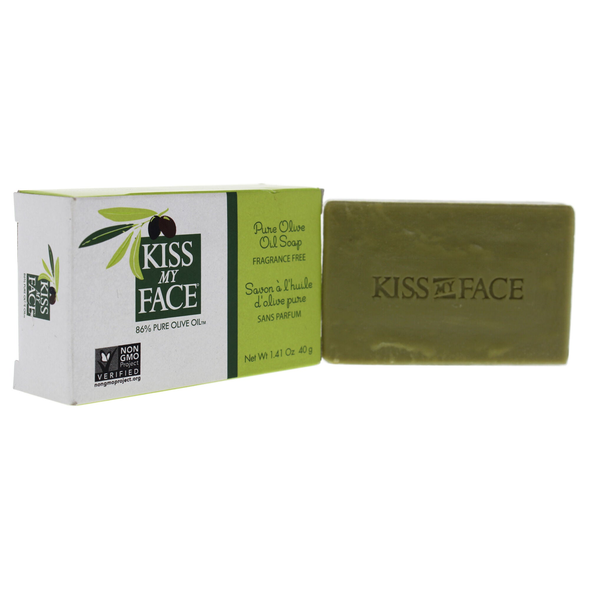 Pure Olive Oil Bar Soap by Kiss My Face for Unisex - 1.41 oz Soap, , alternate image number 6