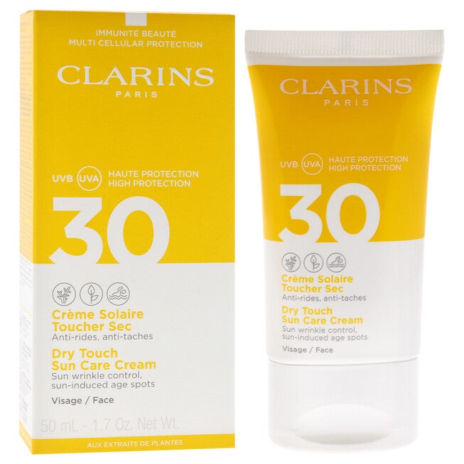 Dry Touch Sun Care Cream SPF 30 by Clarins for Unisex - 1.7 oz Sunscreen, NA, alternate image number null